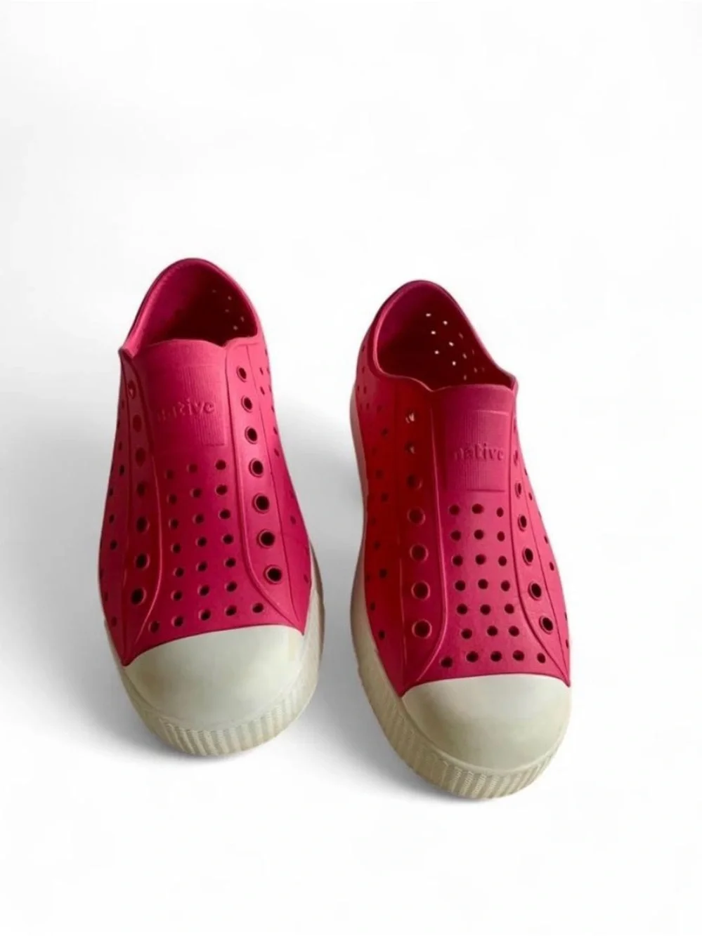 Native Jefferson pink play date sneakers girl size j2